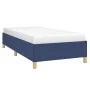 Blue fabric bed frame 90x190 cm by vidaXL, Beds and slatted bases - Ref: Foro24-347131, Price: 72,48 €, Discount: %
