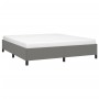 Estructura de cama tela gris oscuro 180x200 cm de vidaXL, Camas y somieres - Ref: Foro24-347083, Precio: 137,04 €, Descuento: %
