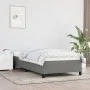 Estructura de cama de tela gris oscuro 80x200 cm de vidaXL, Camas y somieres - Ref: Foro24-347019, Precio: 99,21 €, Descuento: %
