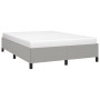 Light gray fabric bed frame 140x190 cm by vidaXL, Beds and slatted bases - Ref: Foro24-347058, Price: 111,91 €, Discount: %