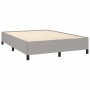 Light gray fabric bed frame 140x190 cm by vidaXL, Beds and slatted bases - Ref: Foro24-347058, Price: 111,91 €, Discount: %