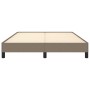 Taupe gray fabric bed frame 140x190 cm by vidaXL, Beds and slatted bases - Ref: Foro24-346716, Price: 108,34 €, Discount: %