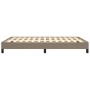 Taupe gray fabric bed frame 140x190 cm by vidaXL, Beds and slatted bases - Ref: Foro24-346716, Price: 108,34 €, Discount: %