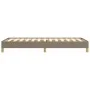 Taupe gray fabric bed frame 90x190 cm by vidaXL, Beds and slatted bases - Ref: Foro24-346782, Price: 77,23 €, Discount: %
