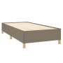 Taupe gray fabric bed frame 90x190 cm by vidaXL, Beds and slatted bases - Ref: Foro24-347129, Price: 97,68 €, Discount: %