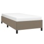 Taupe gray fabric bed frame 90x190 cm by vidaXL, Beds and slatted bases - Ref: Foro24-347030, Price: 95,03 €, Discount: %