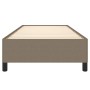 Taupe gray fabric bed frame 90x190 cm by vidaXL, Beds and slatted bases - Ref: Foro24-347030, Price: 95,03 €, Discount: %