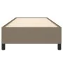 Taupe gray fabric bed frame 90x190 cm by vidaXL, Beds and slatted bases - Ref: Foro24-347030, Price: 86,90 €, Discount: %
