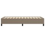 Taupe gray fabric bed frame 90x190 cm by vidaXL, Beds and slatted bases - Ref: Foro24-347030, Price: 95,03 €, Discount: %