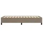 Taupe gray fabric bed frame 90x190 cm by vidaXL, Beds and slatted bases - Ref: Foro24-347030, Price: 86,90 €, Discount: %
