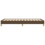 Estructura de cama de tela marrón 90x200 cm de vidaXL, Camas y somieres - Ref: Foro24-346789, Precio: 71,39 €, Descuento: %