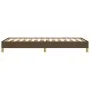 Brown fabric bed frame 80x200 cm by vidaXL, Beds and slatted bases - Ref: Foro24-346773, Price: 73,45 €, Discount: %