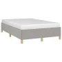 Estructura de cama de tela gris claro 120x200 cm de vidaXL, Camas y somieres - Ref: Foro24-347149, Precio: 117,58 €, Descuent...