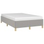 Light gray fabric bed frame 120x200 cm by vidaXL, Beds and slatted bases - Ref: Foro24-347149, Price: 111,04 €, Discount: %