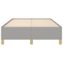 Light gray fabric bed frame 120x200 cm by vidaXL, Beds and slatted bases - Ref: Foro24-347149, Price: 111,04 €, Discount: %
