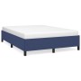Blue fabric bed frame 140x190 cm by vidaXL, Beds and slatted bases - Ref: Foro24-347064, Price: 121,61 €, Discount: %