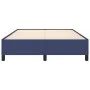 Estructura de cama de tela azul 140x190 cm de vidaXL, Camas y somieres - Ref: Foro24-347064, Precio: 110,27 €, Descuento: %