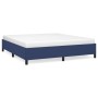 Blue fabric bed frame 180x200 cm by vidaXL, Beds and slatted bases - Ref: Foro24-347088, Price: 118,24 €, Discount: %