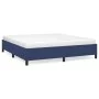 Blue fabric bed frame 180x200 cm by vidaXL, Beds and slatted bases - Ref: Foro24-347088, Price: 114,37 €, Discount: %