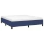 Blue fabric bed frame 180x200 cm by vidaXL, Beds and slatted bases - Ref: Foro24-347088, Price: 114,37 €, Discount: %