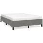 Dark gray fabric bed frame 140x200 cm by vidaXL, Beds and slatted bases - Ref: Foro24-347067, Price: 111,94 €, Discount: %