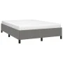 Dark gray fabric bed frame 140x200 cm by vidaXL, Beds and slatted bases - Ref: Foro24-347067, Price: 111,94 €, Discount: %