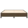 Bettgestell aus braunem Stoff, 160 x 200 cm von vidaXL, Betten und Lattenroste - Ref: Foro24-347077, Preis: 123,77 €, Rabatt: %