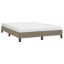 Estructura de cama de tela gris taupe 140x200 cm de vidaXL, Camas y somieres - Ref: Foro24-346724, Precio: 119,64 €, Descuent...