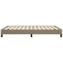 Taupe gray fabric bed frame 140x200 cm by vidaXL, Beds and slatted bases - Ref: Foro24-346724, Price: 117,99 €, Discount: %