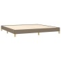 Taupe gray fabric bed frame 200x200 cm by vidaXL, Beds and slatted bases - Ref: Foro24-346846, Price: 126,49 €, Discount: %