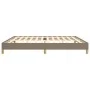 Taupe gray fabric bed frame 200x200 cm by vidaXL, Beds and slatted bases - Ref: Foro24-346846, Price: 122,63 €, Discount: %
