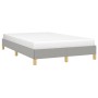 Light gray fabric bed frame 120x200 cm by vidaXL, Beds and slatted bases - Ref: Foro24-346802, Price: 107,87 €, Discount: %