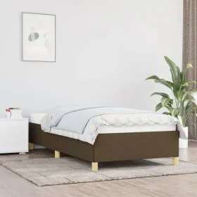 Brown fabric bed frame 80x200 cm by vidaXL, Beds and slatted bases - Ref: Foro24-347120, Price: 89,26 €, Discount: %