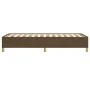 Estructura de cama de tela marrón 80x200 cm de vidaXL, Camas y somieres - Ref: Foro24-347120, Precio: 89,26 €, Descuento: %
