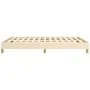 Cream fabric bed frame 140x200 cm by vidaXL, Beds and slatted bases - Ref: Foro24-346823, Price: 96,36 €, Discount: %