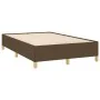 Dark brown fabric bed frame 120x200 cm by vidaXL, Beds and slatted bases - Ref: Foro24-347152, Price: 95,37 €, Discount: %