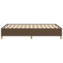 Dark brown fabric bed frame 120x200 cm by vidaXL, Beds and slatted bases - Ref: Foro24-347152, Price: 96,55 €, Discount: %