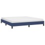 Blue fabric bed frame 160x200 cm by vidaXL, Beds and slatted bases - Ref: Foro24-346734, Price: 104,29 €, Discount: %