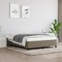 Taupegrauer Bettrahmen aus Stoff, 140 x 200 cm von vidaXL, Betten und Lattenroste - Ref: Foro24-347070, Preis: 153,22 €, Raba...