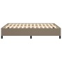 Taupe gray fabric bed frame 140x200 cm by vidaXL, Beds and slatted bases - Ref: Foro24-347070, Price: 153,22 €, Discount: %