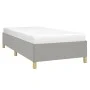 Light gray fabric bed frame 80x200 cm by vidaXL, Beds and slatted bases - Ref: Foro24-347117, Price: 92,66 €, Discount: %