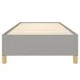 Light gray fabric bed frame 80x200 cm by vidaXL, Beds and slatted bases - Ref: Foro24-347117, Price: 92,66 €, Discount: %