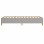 Light gray fabric bed frame 80x200 cm by vidaXL, Beds and slatted bases - Ref: Foro24-347117, Price: 91,50 €, Discount: %
