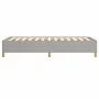 Light gray fabric bed frame 80x200 cm by vidaXL, Beds and slatted bases - Ref: Foro24-347117, Price: 92,66 €, Discount: %