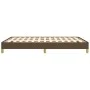 Brown fabric bed frame 160x200 cm by vidaXL, Beds and slatted bases - Ref: Foro24-346829, Price: 104,08 €, Discount: %