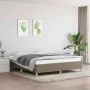 Estructura de cama de tela gris taupe 180x200 cm de vidaXL, Camas y somieres - Ref: Foro24-347185, Precio: 180,27 €, Descuent...