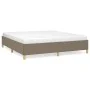 Taupe gray fabric bed frame 180x200 cm by vidaXL, Beds and slatted bases - Ref: Foro24-347185, Price: 180,10 €, Discount: %