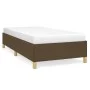 Brown fabric bed frame 90x200 cm by vidaXL, Beds and slatted bases - Ref: Foro24-347136, Price: 91,11 €, Discount: %