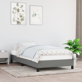 Dark gray fabric bed frame 80x200 cm by vidaXL, Beds and slatted bases - Ref: Foro24-346673, Price: 88,54 €, Discount: %
