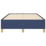 Blue fabric bed frame 120x200 cm by vidaXL, Beds and slatted bases - Ref: Foro24-347155, Price: 108,65 €, Discount: %